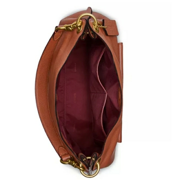 (New) Coach Leather Hobo Bag - Picture 3 of 5